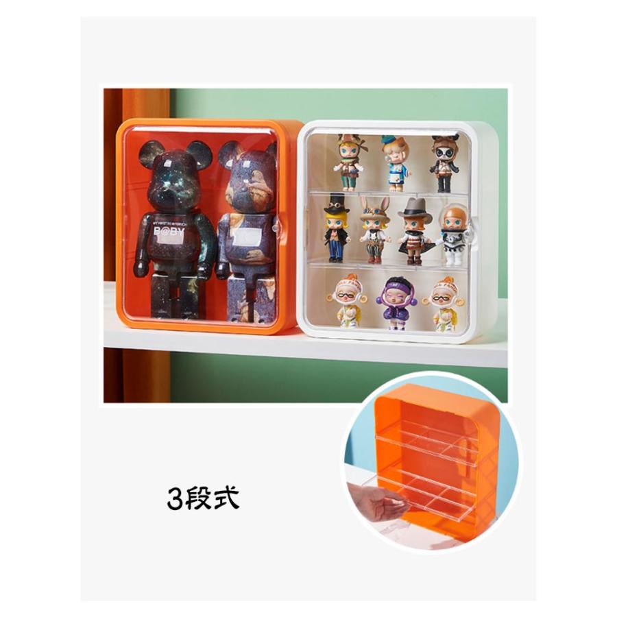 コレクションケース 3段式 ミニカー 小型フィギュア アクリルスタンド