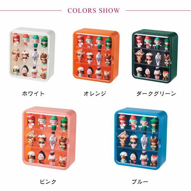 コレクションケース 3段式 ミニカー 小型フィギュア アクリルスタンド
