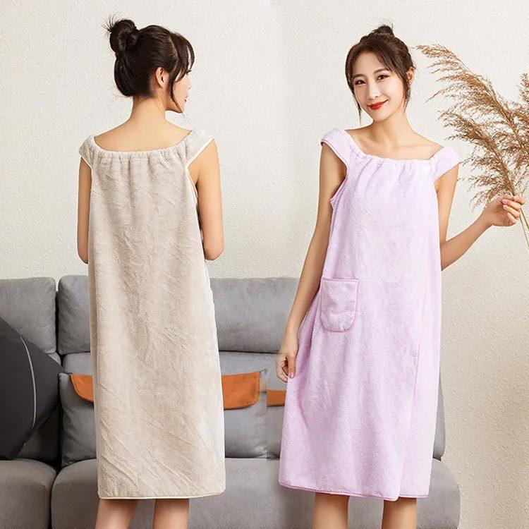 バスローブ バスタオル 着れる ラップタオル バスワンピース 吸水速乾 巻きタオル 湯上がり お風呂上がり 部屋 お金を節約 ずり落ちない ルームウエア 柔らかい