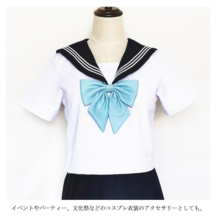 セーラー服リボン 制服リボン スクールリボン 大きい 紺/エンジ/ピンク