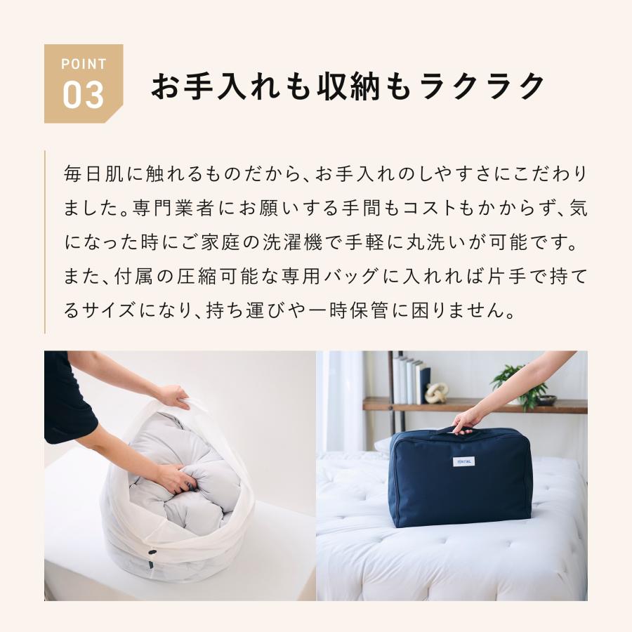 TENTIAL（テンシャル） BAKUNE 掛け布団 セミダブル オールシーズン