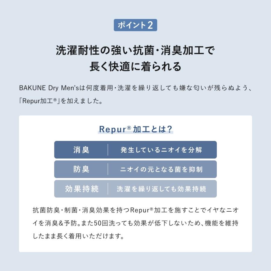 リカバリーウエア【ラッピング済み】 BAKUNE Dry Men's 上下セット