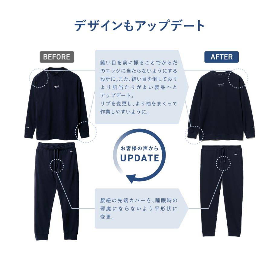 TENTIAL 【公式】BAKUNE スウェット メンズ 上下セット(長袖