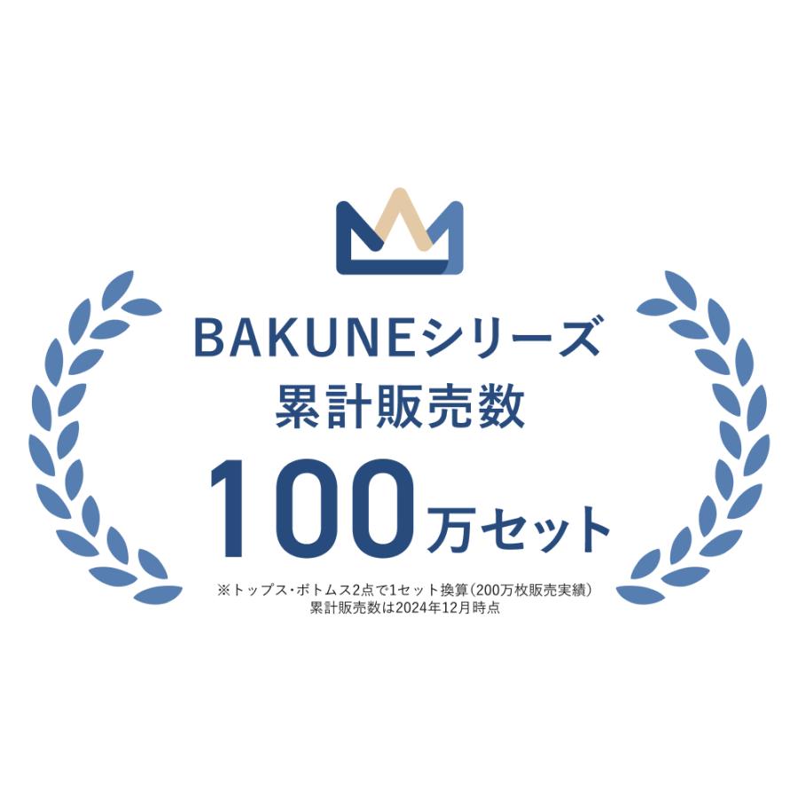 bakune ウォームロングスリープクールネック(ピンク S) 最新！ BAKUNE ウォーム / 上下セット（長袖モックネックシャツ・ロングパンツ