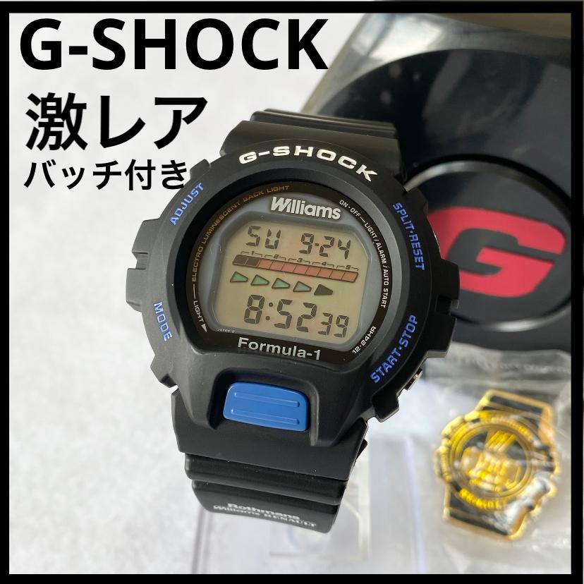 CASIO カシオ G-SHOCK Gショック ジーショック DW-6600B 1199  F1 Williamsコラボ ピンズ付き | G-SHOCK