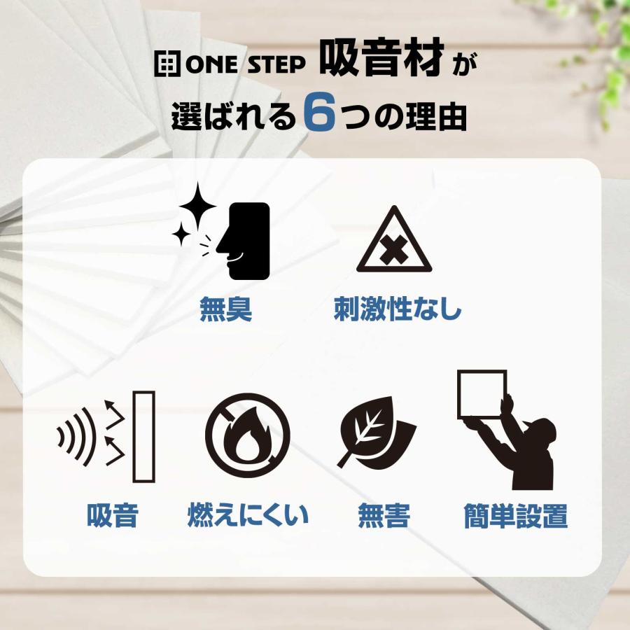 ONE STEP 【在庫限り】吸音材 壁 防音材 30*30 吸音材 吸音パネル