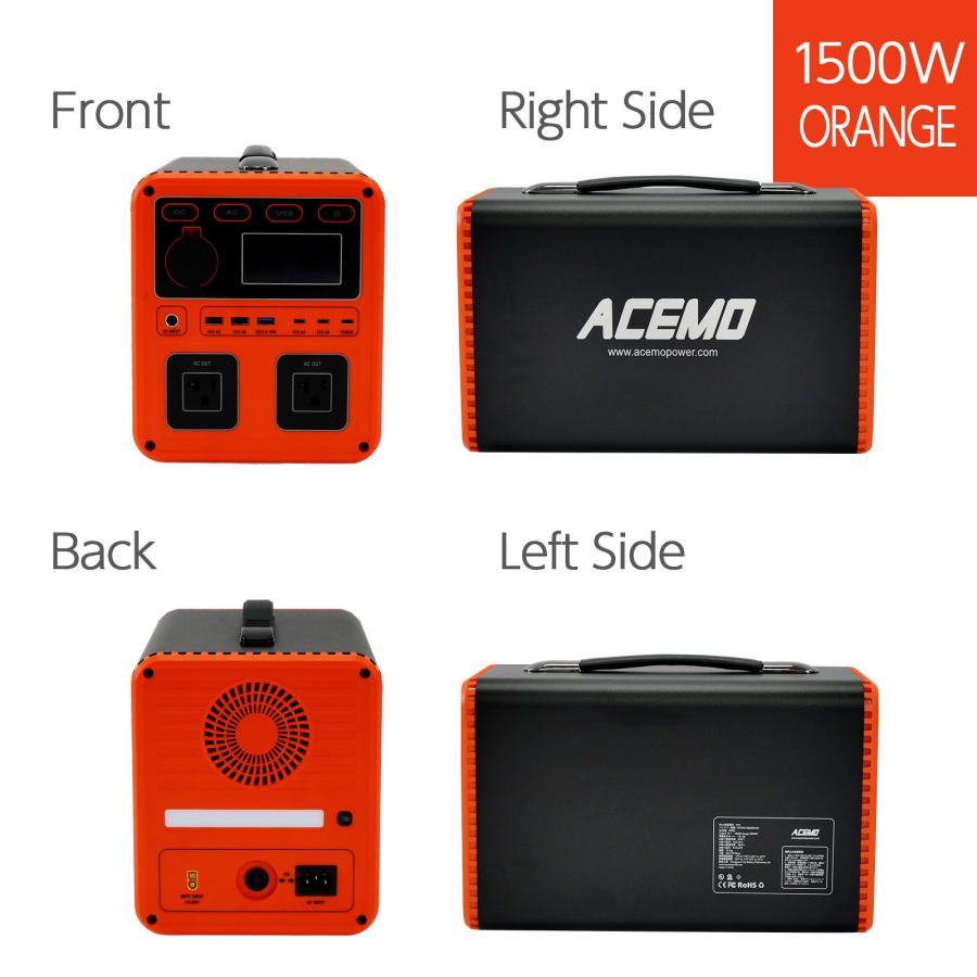 ONE STEP ポータブル電源 大容量 家庭用蓄電池 700w 1200w 1500w 小型