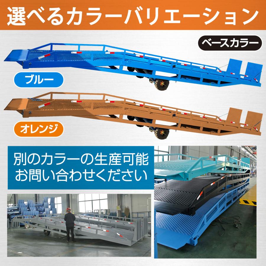 コンテナスロープ 耐荷重 10t スチール製 幅約2100mm コンテナスロープ 耐荷重 10t スチール製 幅約2100mm