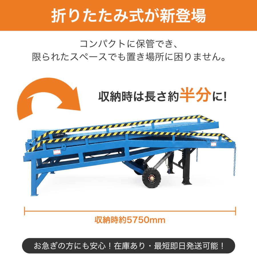 コンテナスロープ 耐荷重 10t スチール製 幅約2100mm フォークリフト