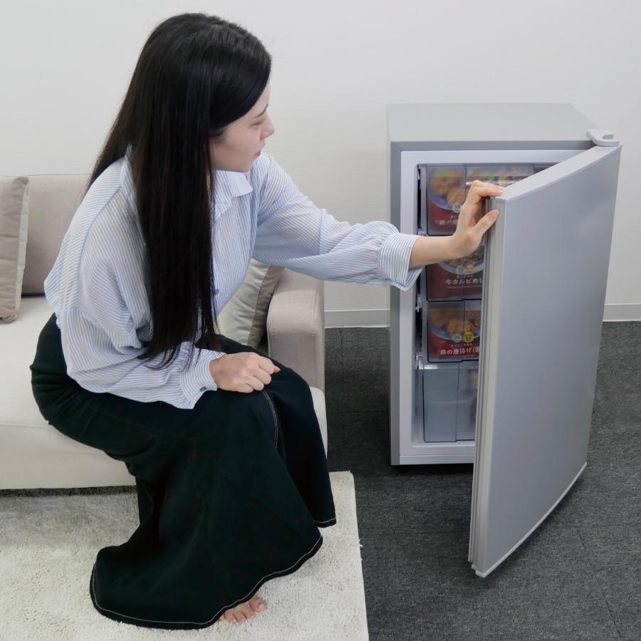 冷凍庫 小型 家庭用 スリム 小型 省エネ 前開き 60L 高さ80cm 幅40cm 