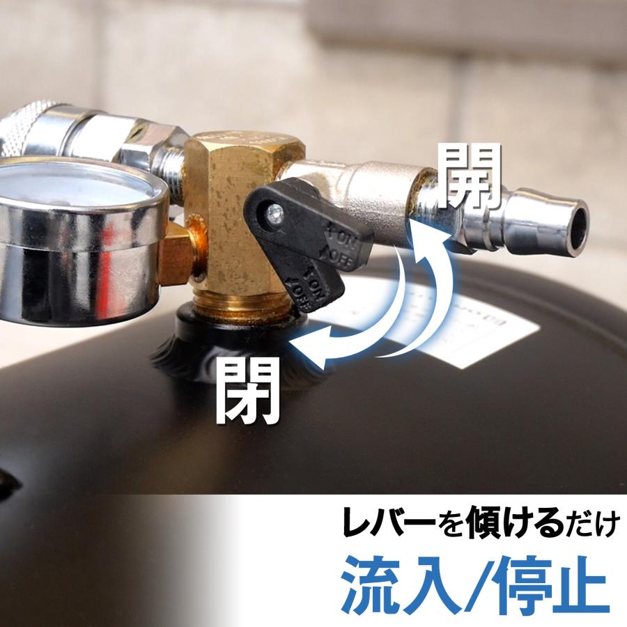 サブタンク エアー アルミ コンプレッサー エアサブタンク エアーサブタンク 36l エアーツール 工具 | ONE STEP | 09