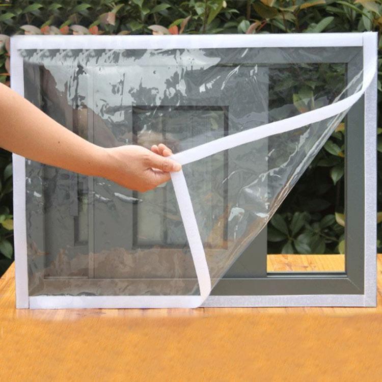 窓ガラス 寒さ対策 保温 マジックテープ 冷気を防ぐ 防風 結露防止 窓カーテン 冷暖房効率UP 断熱シート 透明 省エネ 取付簡単 屋内 室内 冷気