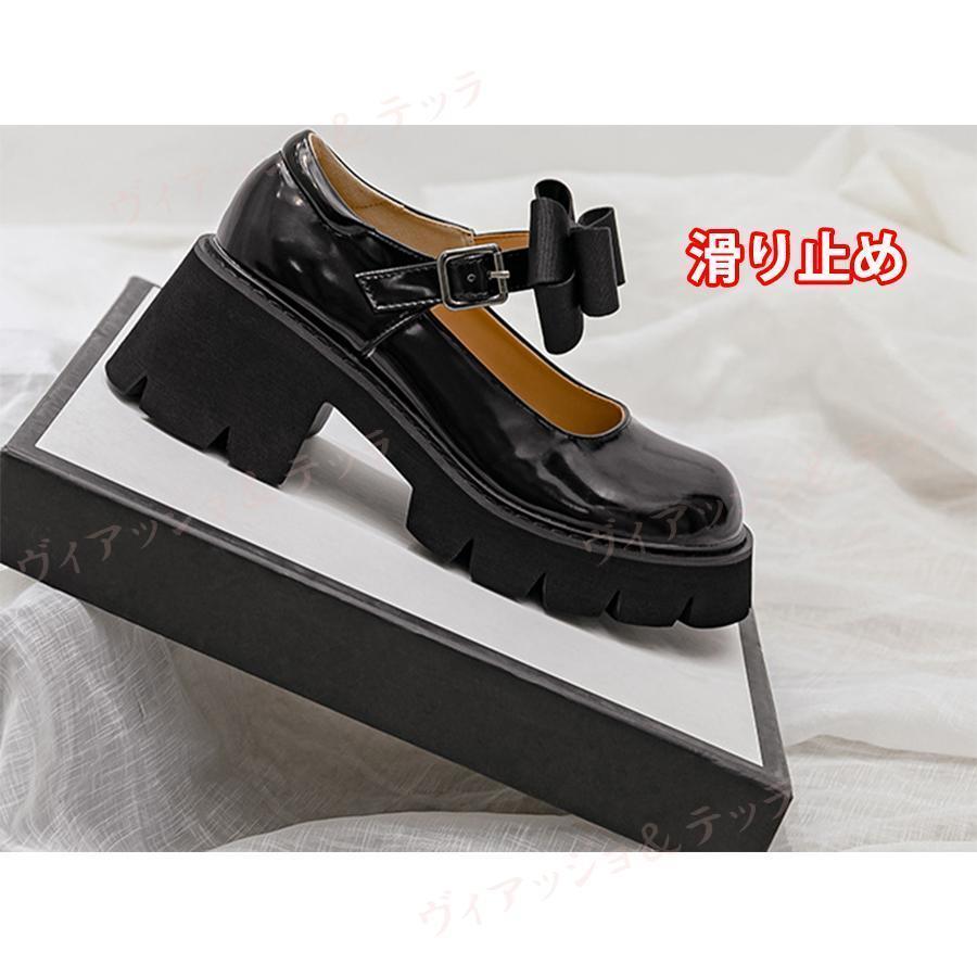 量産型 靴 安い 厚底 冬 大きいリボン 黒 可愛い 地雷系 靴 地雷女 コスプレ お揃いコーデ 姉妹お揃い プレゼント 厚底ブーツ 柔らかい 韓国 |  | 07