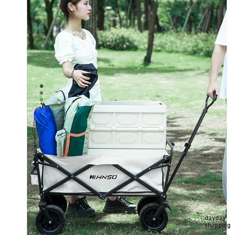 キャリーワゴン キャリーカート 折りたたみ キャンプ テーブル 耐荷重150kg 大容量アウトドアワゴン キャンプワゴン おしゃれ 軽量_4
