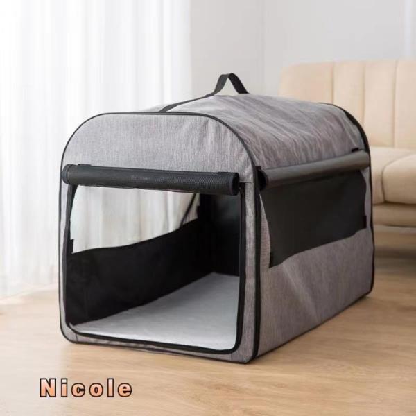 折りたたみ ソフトケージ 犬 猫 キャリーバッグ付 Mサイズ奥行60