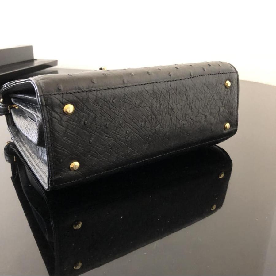 定価55万円 オーストリッチ レディース ハンドバッグ ワン 定価55万円 オーストリッチ レディース ハンドバッグ ワン
