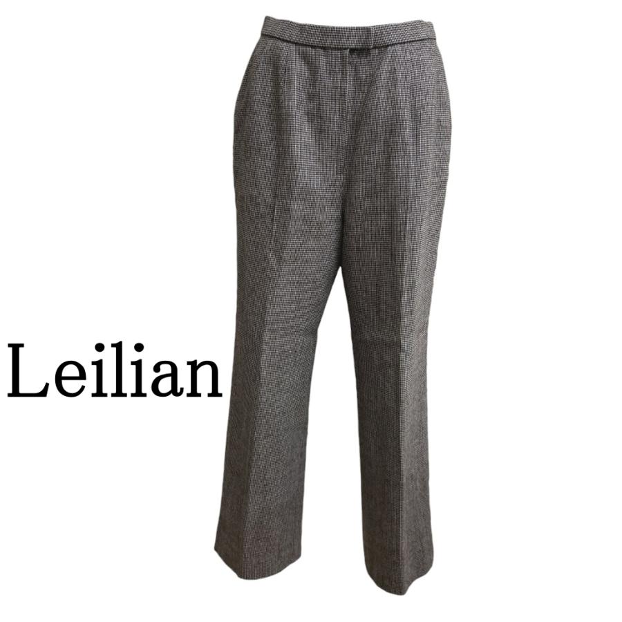 Leilian Leilian（レリアン）レディース 大きいサイズ ウールパンツ 