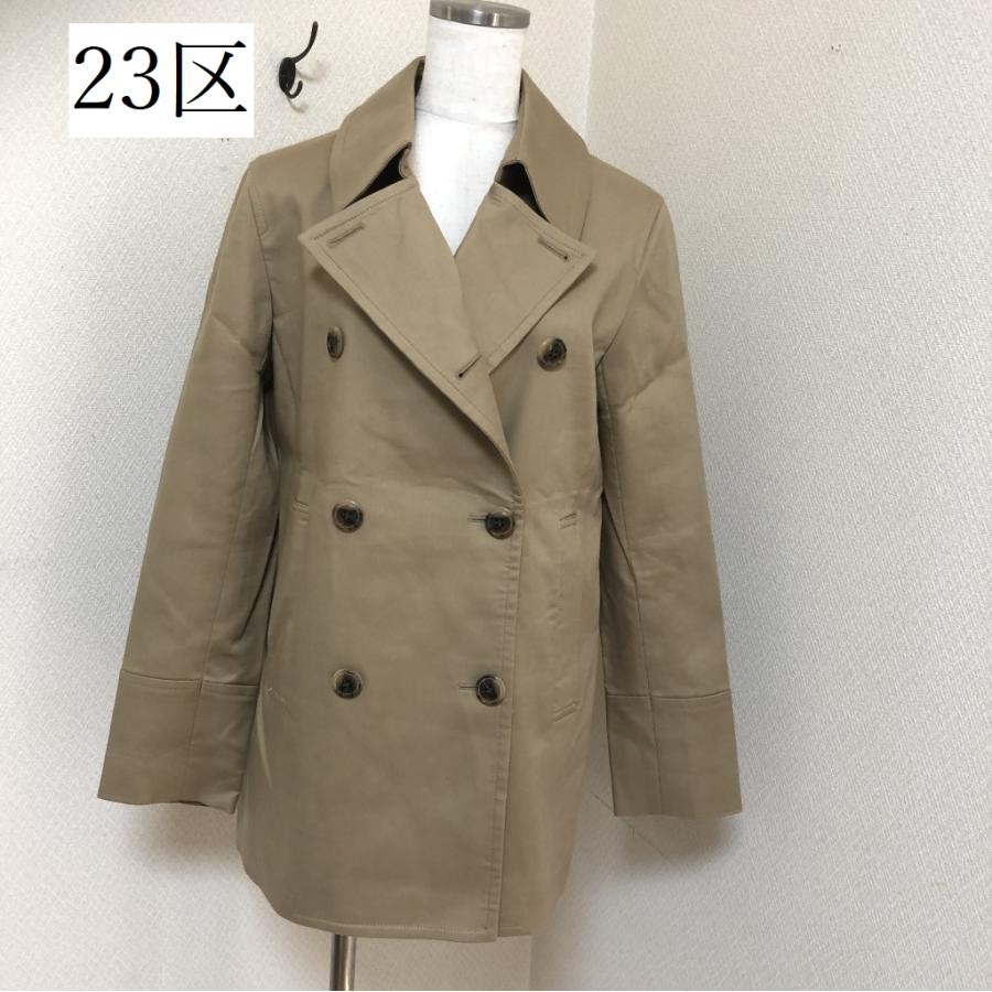 23区 レディース トレンチコート スプリングコート 秋コート ライト  