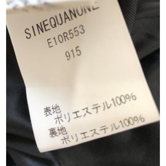 結婚式 Sinequanone シネカノン フォーマル ノースリーブ ワンピース 黒 M 9号 サテン ひざ丈 40代 50代｜tentoumusi-recycle｜09