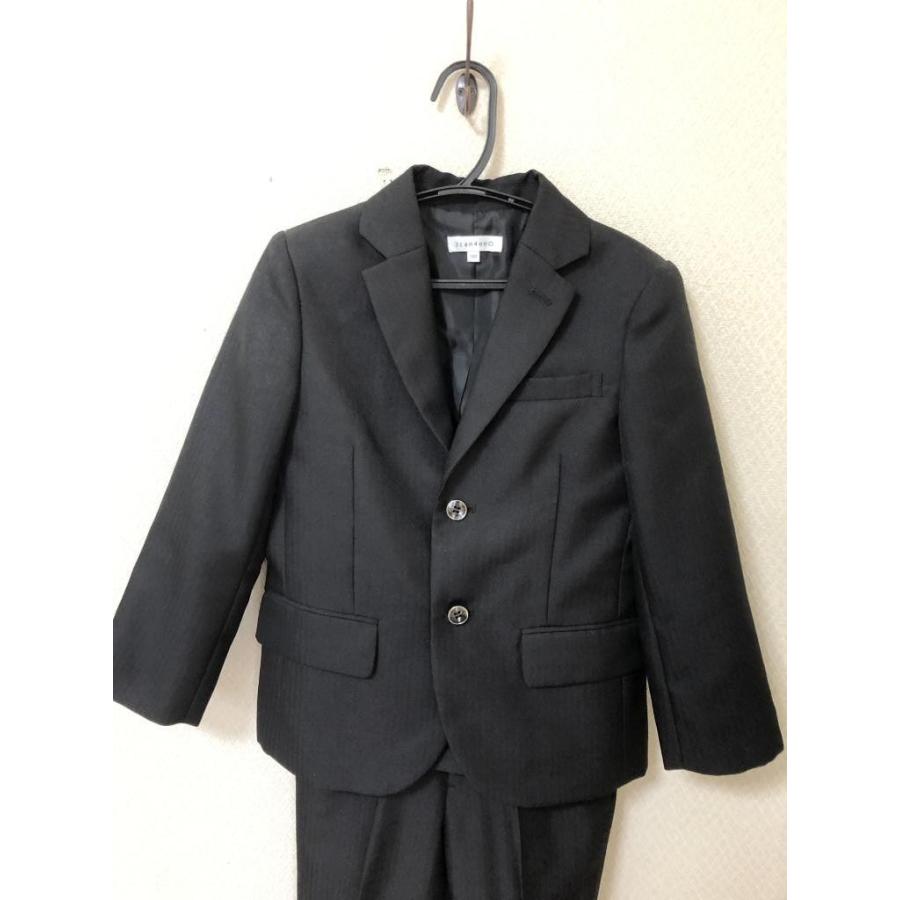 3can4on(サンカンシオン) 男の子　子ども用　スーツ　キッズフォーマル　卒園式 入学式   120 黒　ブラック｜tentoumusi-recycle｜02