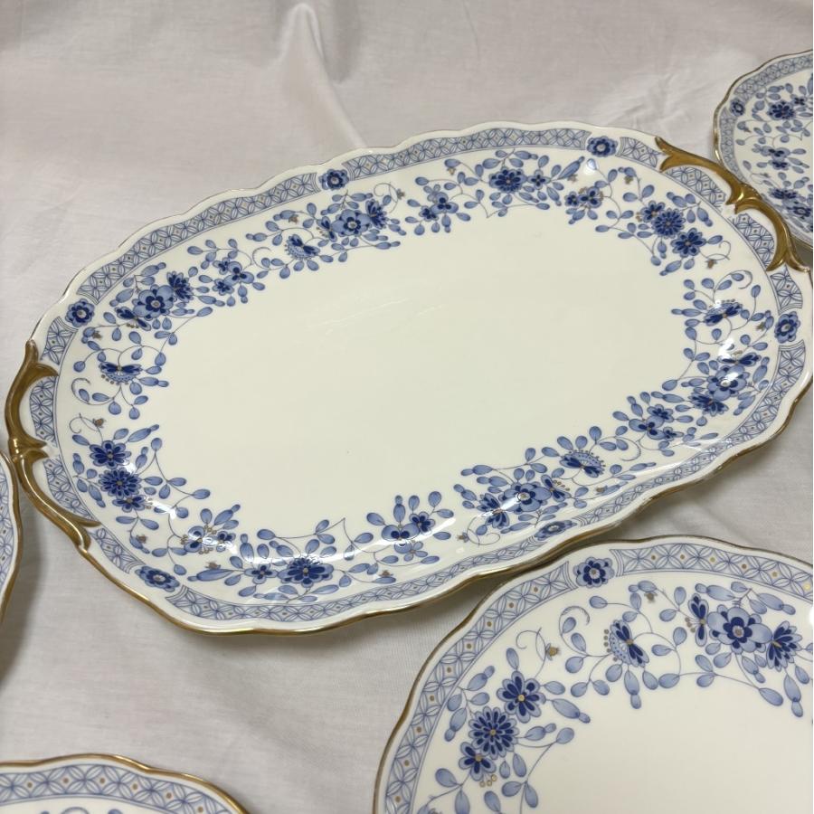 【美品・6枚】ナルミ NARUMI ミラノシリーズ　中皿（ミート皿）23cm ナルミミラノシリーズ ミート皿23cm【6枚セット】