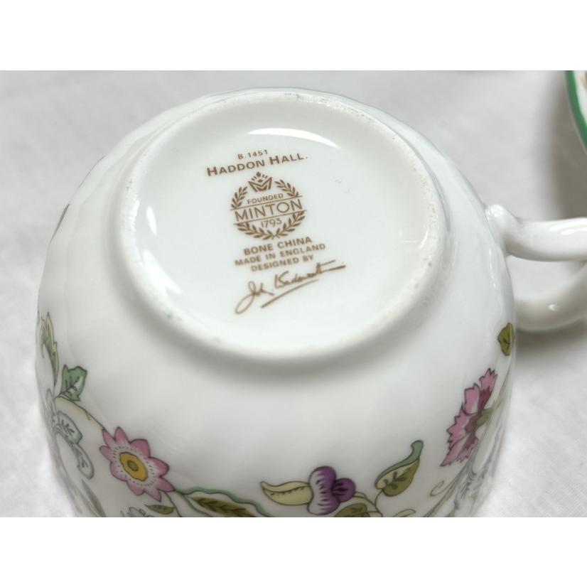 MINTON Minton ミントン カップ&ソーサー ハドンホール ペア MINTON Minton ミントン カップ&ソーサー ハドンホール ペア