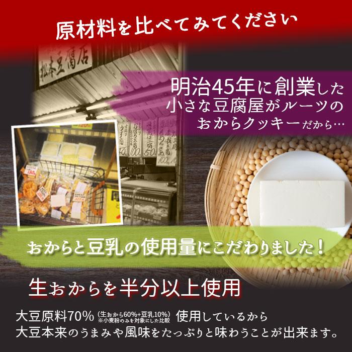 おからクッキー ペッパー(8枚入) 10袋セット 牛乳 バター マーガリン 卵 不使用 / 保存料 香料 無添加 ポイント 消費 消化  低糖質｜tentwodo｜06