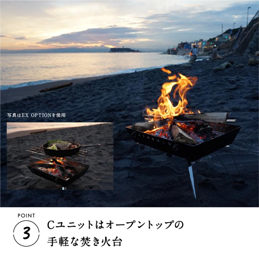鎌倉天幕 公式 FIRE PIT-40 ファイヤーピット40 薪ストーブ キャンプ