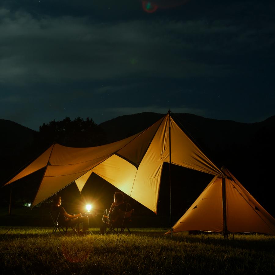 鎌倉天幕 タープ 公式 TARP 420TC DX 日本製 ポール付 可変式 鎌倉天幕 タープ 公式 TARP 420TC DX 日本製 ポール付 可変式