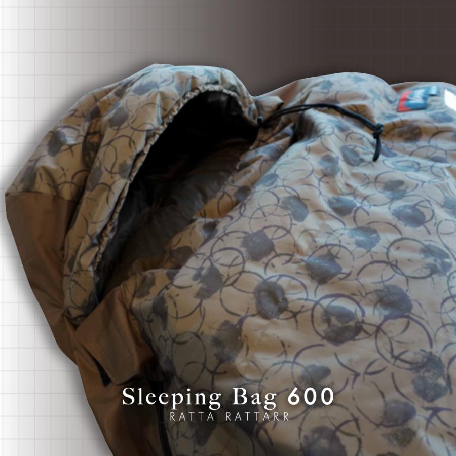 NANGA 鎌倉天幕 RATTA RATTAR  SLEEPING BAG 600 寝袋  羽毛 高品質 4シーズン 春夏秋冬 約218×80×40cm  福祉 障碍者支援 kamakuratenmaku 数量限定｜tentya｜04