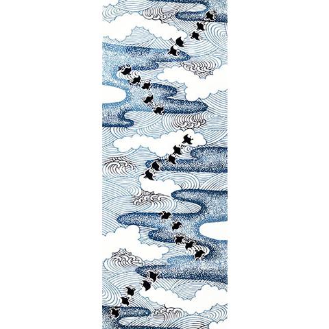 おしゃれ てぬぐい 霞に千鳥 注染 剣道 面タオル 日本伝統タオル 手拭 ハンカチ タオル ふきん 粗品 鳥 かすみ 春 冬 幅広 長め 07 1015 00 Zzz 手拭壱本 通販 Yahoo ショッピング