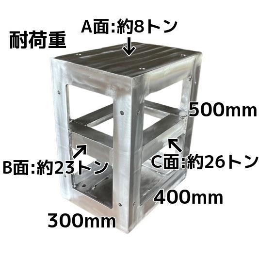 TBM製 アルミ合金製 アルミサシゴロ 300×400×500mm 約12.8kg 345