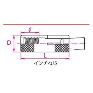 サンコーテクノ グリップアンカー GA-50 W5/8 全長60mm 1本 スチール製