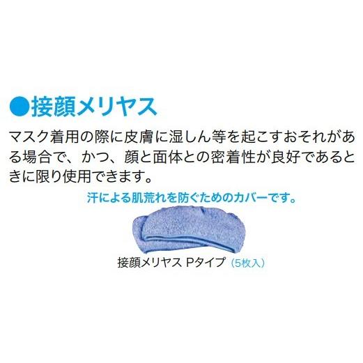 興研 接顔 メリヤス Pタイプ 100枚(5枚×20) 1ケース 取替え式防じんマスク用 1010A 1005RR ウーリーナイロン製「取寄せ品」｜tenyuumarket｜08