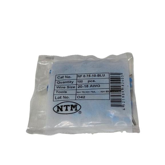 ニチフ（NICHIFU） フェルール NF0.75-10-BLU 100pcs(1袋 100個入)「交換/返品不可」「限定品」 : 天結 ...