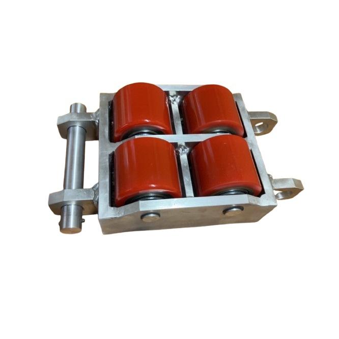 TBM製 ジュラルミンローラー 耐荷重5t 自重9kg 1個 コンパクト