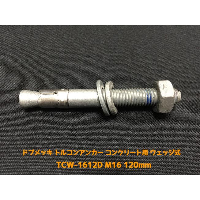 サンコーテクノ トルコンアンカー TCW-1612D M16 全長120mm 1本 ドブ 