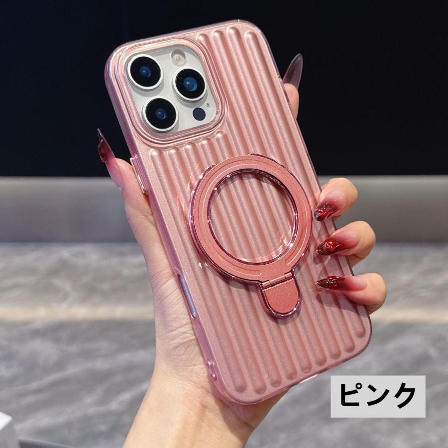 iPhone用ストライプデザインケース ピンク iPhone 【送料無料】新作 iPhone17 ケース iPhone16 Pro Max 対応