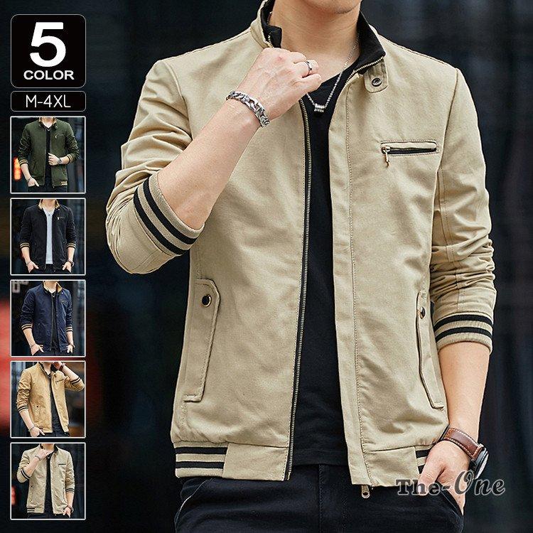 ジャケット メンズ スイングトップ ブルゾン ジャンパー カジュアル 秋服 春服 アウター 50代ファッション 春の新作シューズ満載