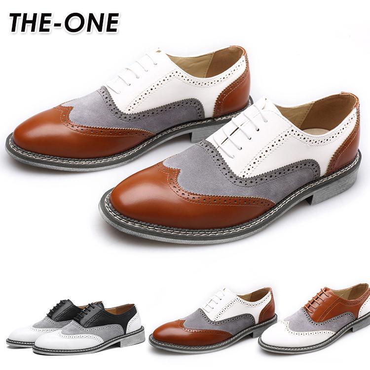 ビジネスシューズ メンズ ドレスシューズ 革靴 内羽根式 ウィングチップ 紳士靴 おしゃれ 結婚式 フォーマル Tz The One 通販 Yahoo ショッピング