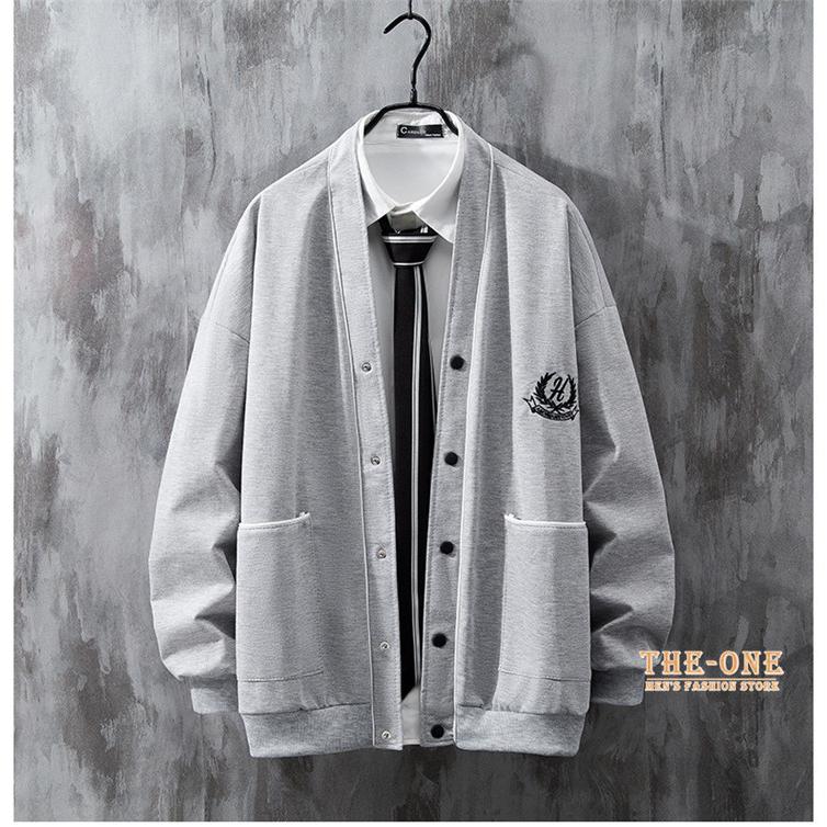 Dk制服 メンズ スクール カーディガン 長袖シャツ スラックス 単品 セット セーター 通学 Vネック 前開き 男子 中学生 高校生 Tz The One 通販 Yahoo ショッピング