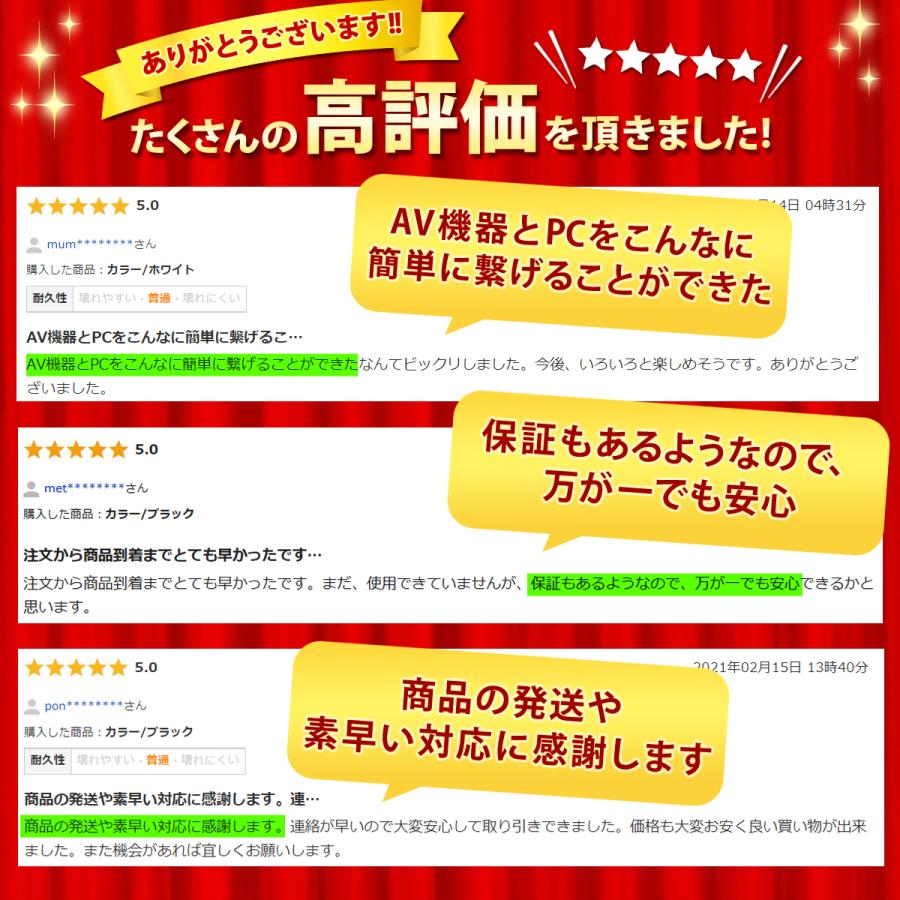 hdmi to rca AV 変換コンバーター コンポジット HDMIからアナログに変換アダプタ　三色端子 ３ピン av端子 3色ケーブル PS3 PS4 Xbox USB給電 | ブランド登録なし | 04