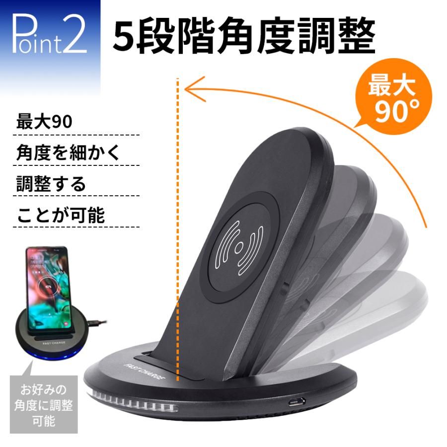 ワイヤレス充電器 急速 15w Iphone12 置くだけ充電 折りたたみ式 縦置き 横置き Iphonese Iphone11 Iphonexs Android スタンド おしゃれ Ty0023 雑貨屋 Teo 通販 Yahoo ショッピング