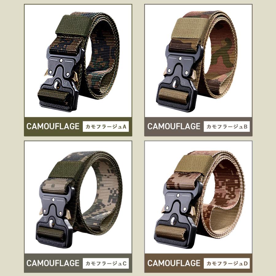 タクティカルベルト メンズ コブラバックル サバゲー 作業服 ミリタリー ワンタッチ バックル ホルスター ポーチ 装備 作業用 アウトドア DIY フリーサイズ | ブランド登録なし | 18