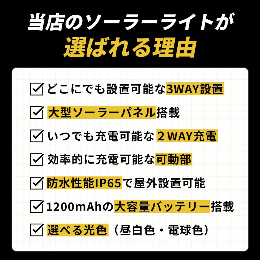 クリップ式 ソーラーライト 三脚 フレキシブルアーム 人感センサーライト センサーライト 人感センサー クリップライト ソーラー充電 屋外用 防水ライト |  | 03