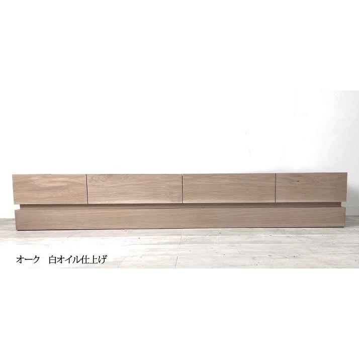 限定品】 【新品未使用】テレビ台 【無垢オーク / 白オイル仕上げ