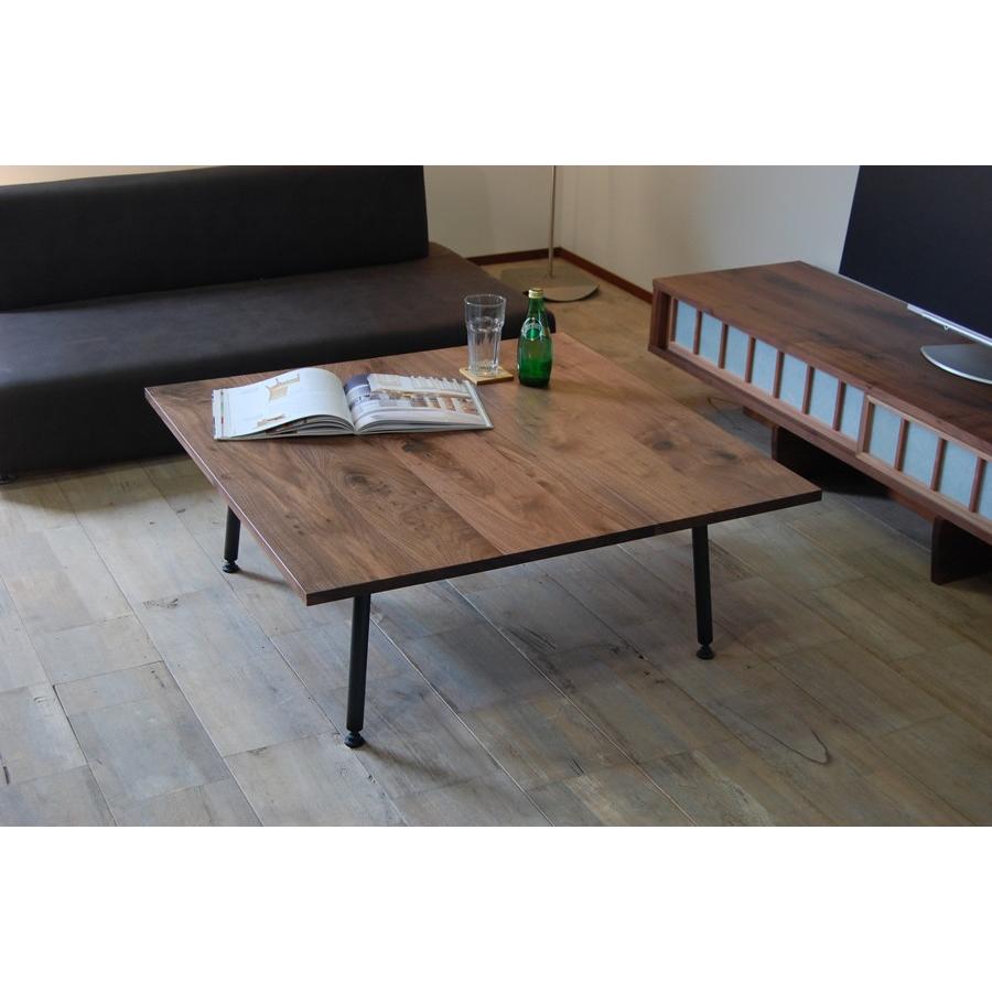 S1 90センターテーブル ウォールナット オーク 北欧テイスト