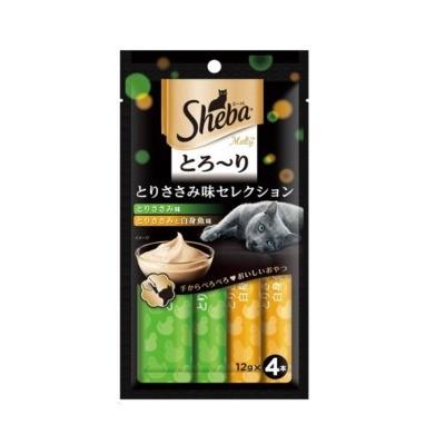 メーカー欠品　マース　 シーバ　とろ〜りメルティ　とりささみ味セレクション　12ｇ×4本　猫用　おやつ　キャットフード　ウェット | シーバ とろ〜りメルティ