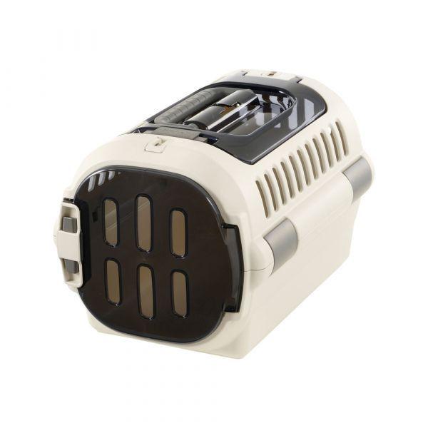 リッチェル　キャンピングキャリ―ファイン　ダブルドア　S　アイボリー　超小型犬　小型犬　猫　うさぎ　キャリー　お出かけ | リッチェル