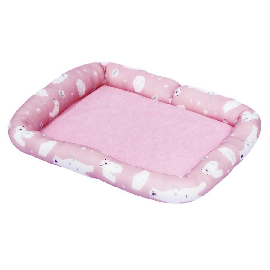 全商品オープニング価格 貝沼産業 冷感パイルマット L 本物 ピンク 犬用 夏物 ベッド